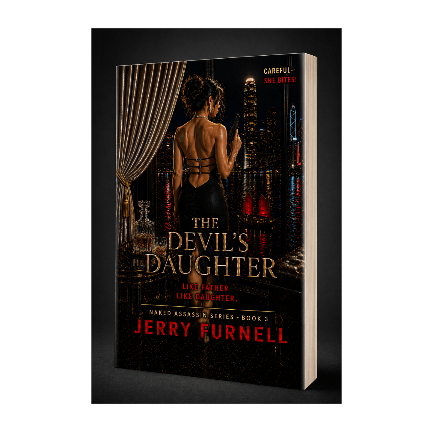 The Devil’s Daughter | Female Assassin Espionage Thriller - PAPERBACK - Book 3 - Jerry Furnell Author