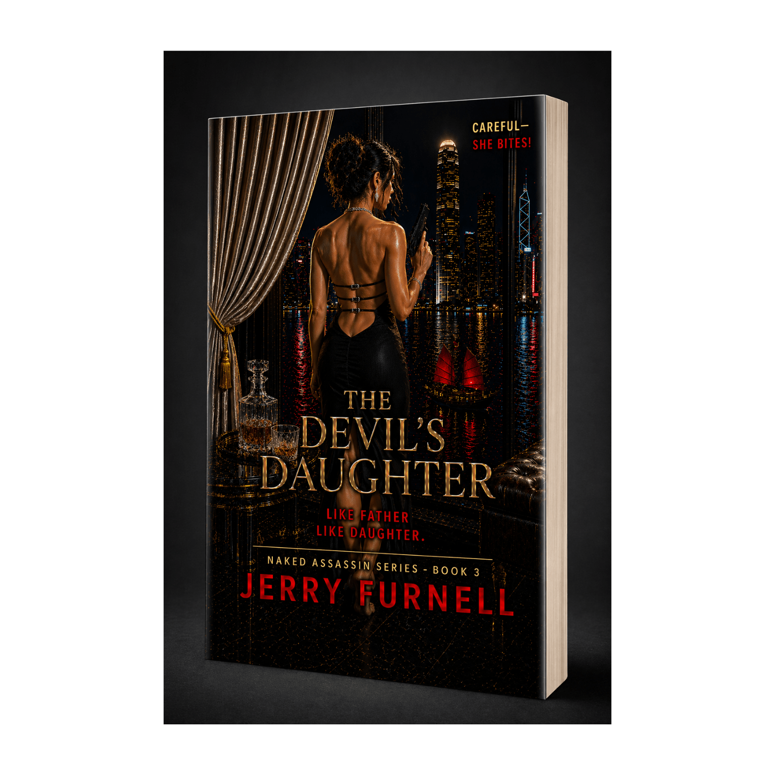 The Devil’s Daughter | Female Assassin Espionage Thriller - PAPERBACK - Book 3 - Jerry Furnell Author