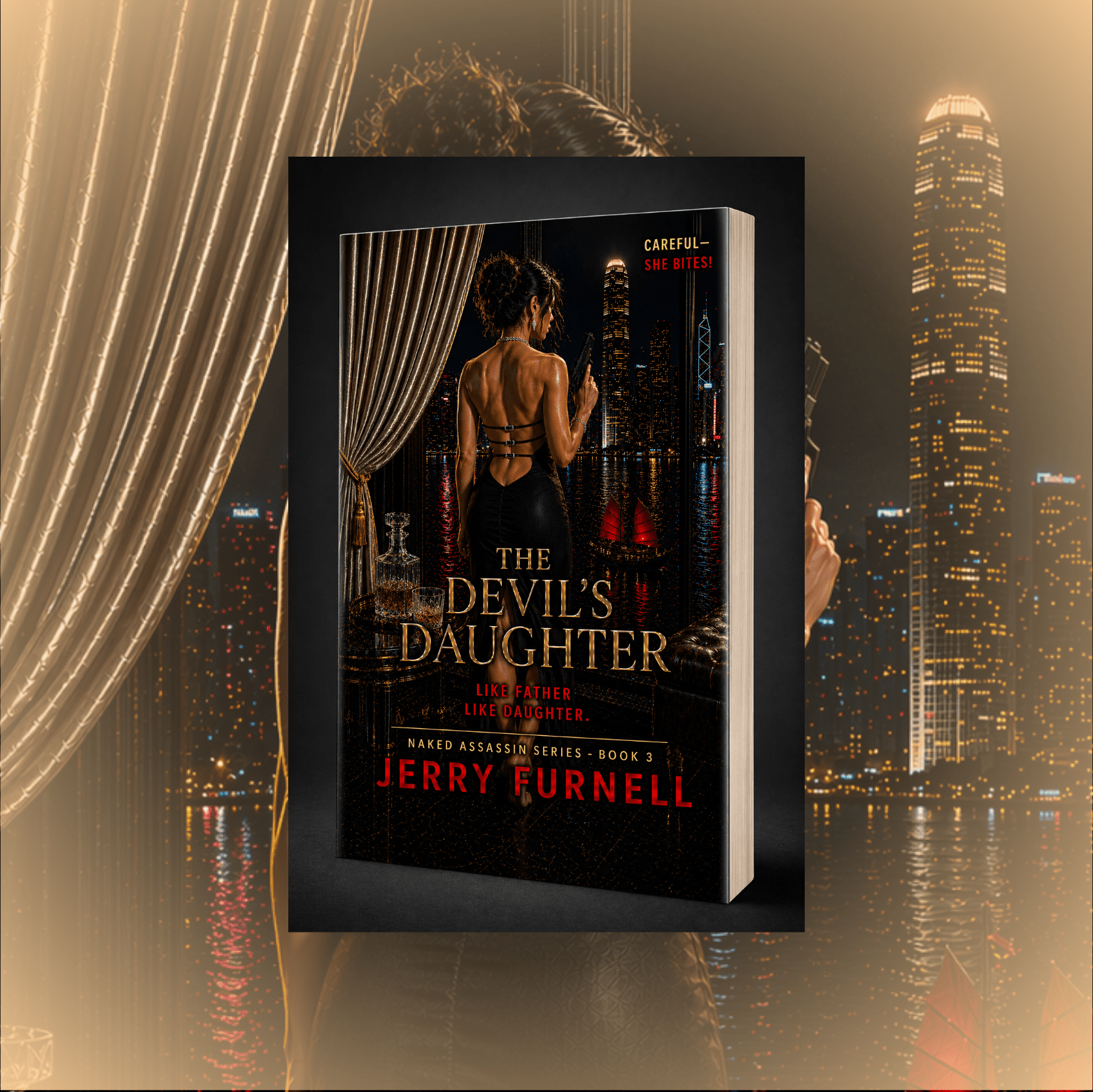 The Devil’s Daughter | Female Assassin Espionage Thriller - PAPERBACK - Book 3 - Jerry Furnell Author