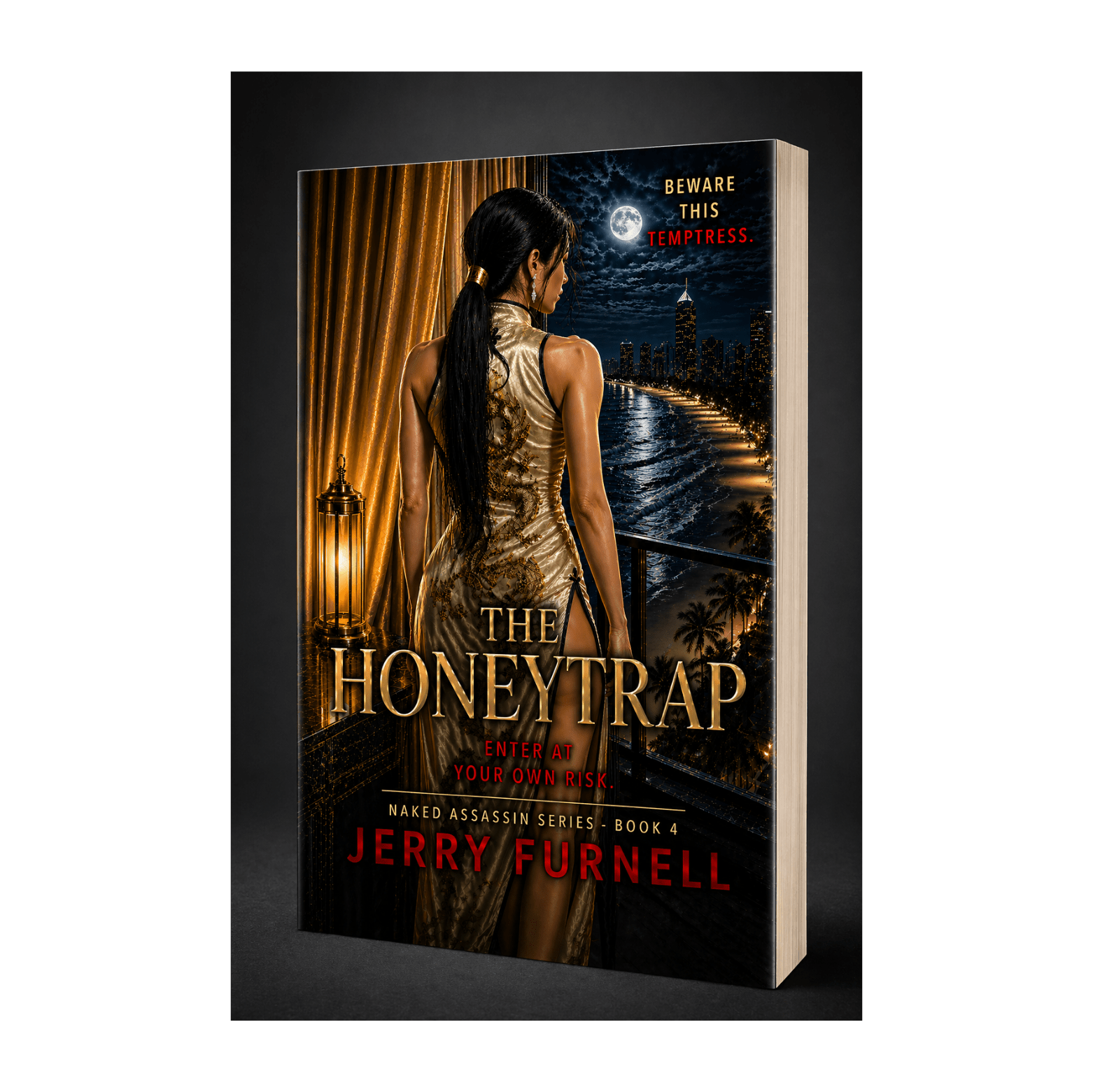 The Honeytrap | Spicy Female Assassin Thriller - PAPERBACK - Book 4 - Jerry Furnell Author