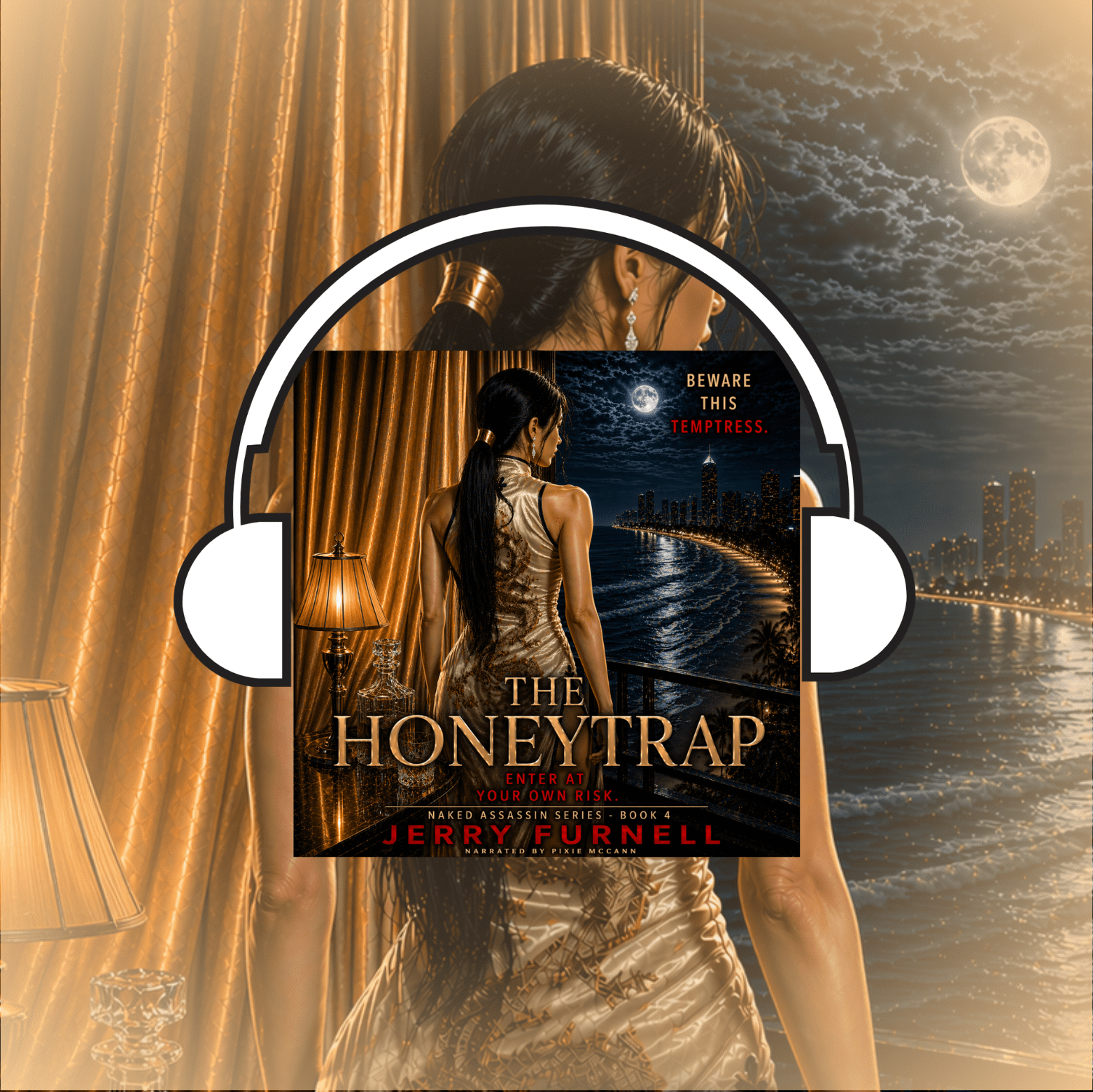 The Honeytrap | Spicy Female Assassin Thriller - (Professional Narration) - AUDIOBOOK 4 - Jerry Furnell Author
