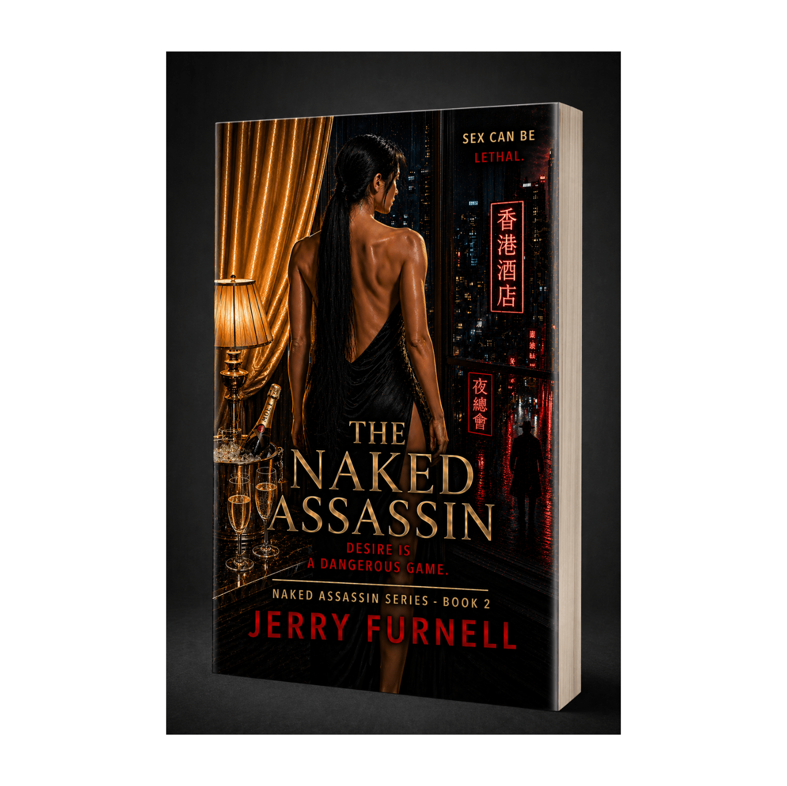 The Naked Assassin | Dark Revenge Thriller - PAPERBACK - Book 2 - Jerry Furnell Author